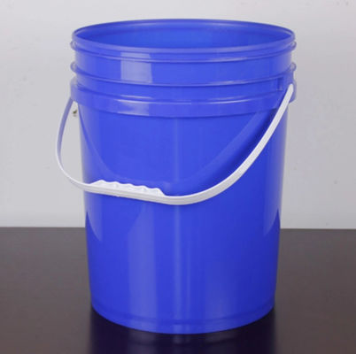 Trwałe 20-litrowe wiadro z farbą Plastikowe wiadro do przechowywania HDPE z uchwytem pokrywy