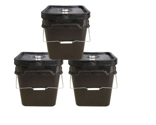 Cylindryczne plastikowe wiadro na farbę HDPE 20-litrowe wiadro Niestandardowy nadruk ISO9001