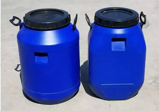 Bęben do przechowywania żywności o pojemności 60 litrów Niebieskie plastikowe beczki z pokrywką i uchwytem