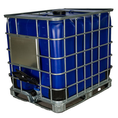 Średni płyn łatwy w obsłudze pojemnik masowy 1000 l IBC zbiorniki chemiczne Błękitne plastikowe zbiorniki wodne