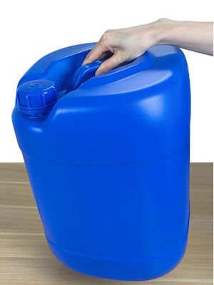 Gęsta beczka z tworzyw sztucznych 25 litrów kwasowo i alkalicznie odporna beczka chemiczna kwadratowa